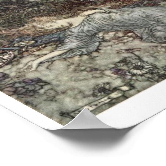 Titania Aslapen Poster (Hoek)