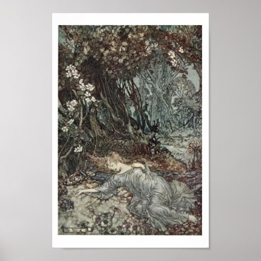 Titania Aslapen Poster (Voorkant)