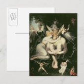 Titania Awakes, Omringd door Bediende Briefkaart (Voorkant / Achterkant)