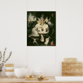 Titania Awakes, Omringd door Bediende Poster (Keuken)