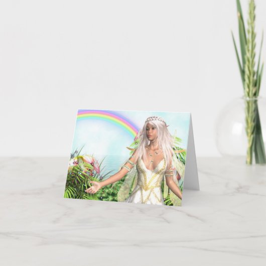 Titania Fairy Note Kaart (Voorkant)