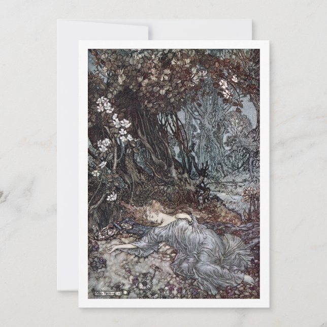 Titania Lying Aslaap (Voorkant)