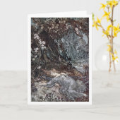 Titania Lying Aslaap Kaart (Gele Bloem)