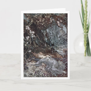 Titania Lying Aslaap Kaart