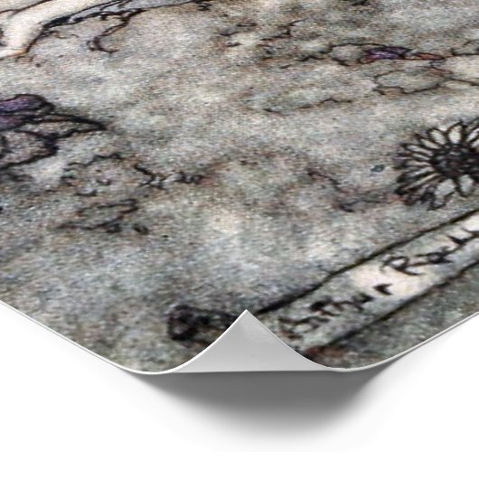 Titania Lying Aslaap Poster (Hoek)