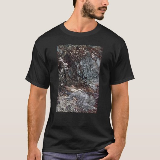 Titania Lying Aslaap T-shirt (Voorkant)