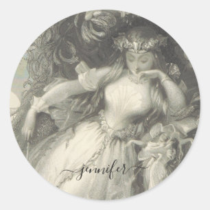 Titania MidSummer Night's Dream Ronde Sticker
