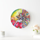 TITANIA OP EEN RODE STROOM GROTE KLOK (Huis)