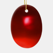 TITANIA RED VIBRANT RUBY STAR KERAMISCH ORNAMENT (Achterkant)