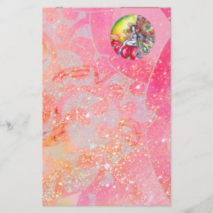 TITANIA, roze geel rood Briefpapier