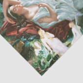 Titania Slapen in het maanlicht Fairy Art Tissuepapier (Detail)