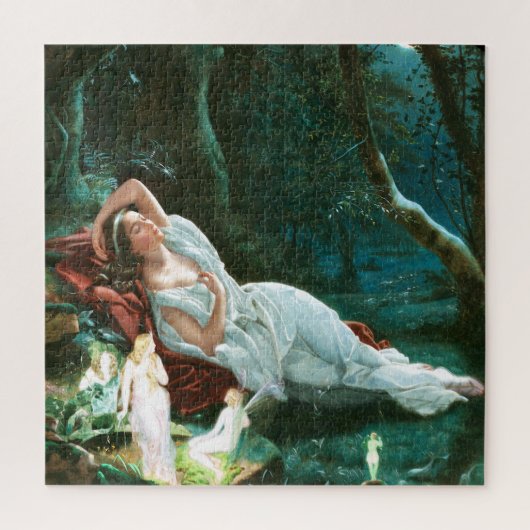 Titania Slapen in het maanlicht - Simmons Art Legpuzzel (Verticaal)