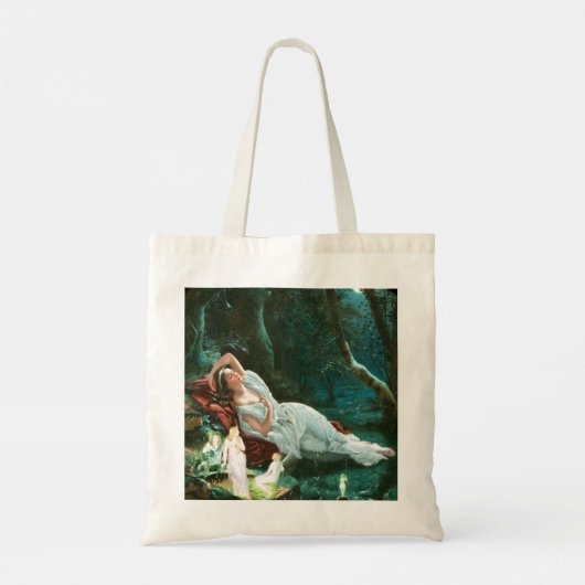 Titania Slapen in het maanlicht Simmons Fae Art Tote Bag (Achterkant)