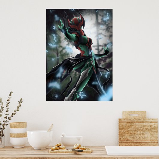 Titania - Warframe Poster (Keuken)