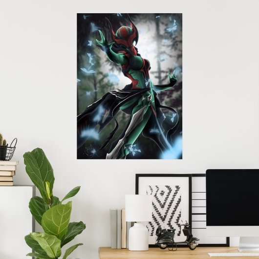Titania - Warframe Poster (Thuiskantoor)