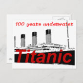 Titanic: 100 jaar onder water briefkaart (Voorkant / Achterkant)