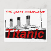 Titanic: 100 jaar onder water briefkaart (Voorkant)