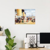 Titanic 100th Jubileum color Boat Deck Afbeelding Poster (Thuiskantoor)