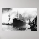 Titanic 10 april 1912 poster (Voorkant)