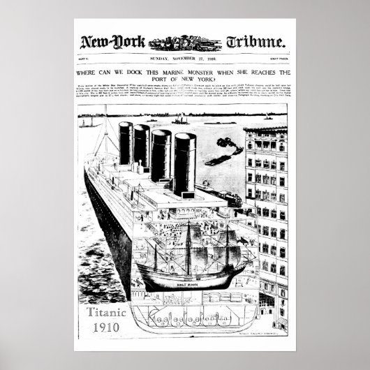 Titanic  1910 Poster (Voorkant)