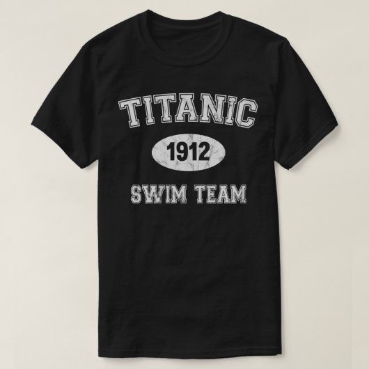 Titanic 1912 Swim Team T-shirt (Design voorkant)