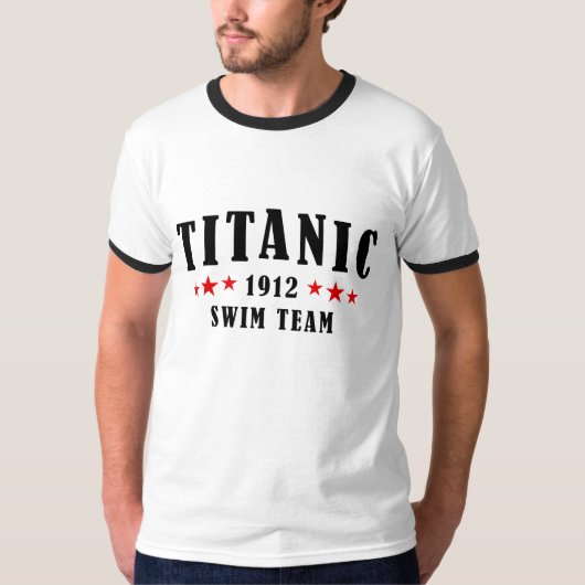 Titanic 1912 Swim Team T-shirt (Voorkant)