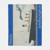 TITANIC  1912 Zee onderzoek Fleece Deken (Voorkant)