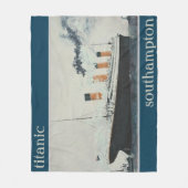 TITANIC  1912 Zee onderzoek Fleece Deken (Voorkant)