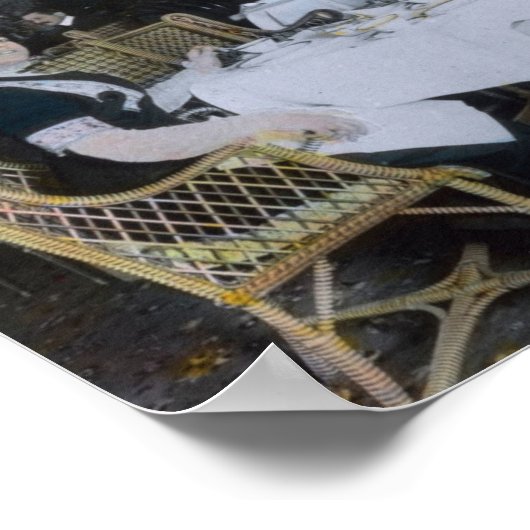 Titanic 1st Class Passengers Enjoy Luxury Poster (Hoek)