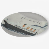 TITANIC 9-inch PAPIER BORDEN!! Papieren Bordje (Gekanteld)