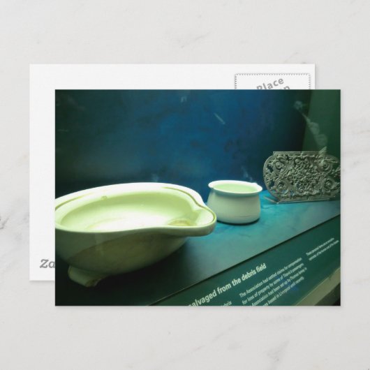 Titanic Artifacts Briefkaart (Voorkant / Achterkant)