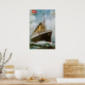 Titanic at Zee (w/o border) Poster (Keuken)