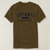 Titanic Athletic Dept T-shirt (Design voorkant)