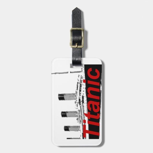 Titanic Bagagelabel (Voorkant verticaal)