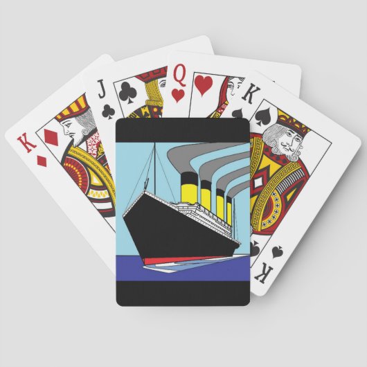 Titanic baralho pokerkaarten (Achterkant)