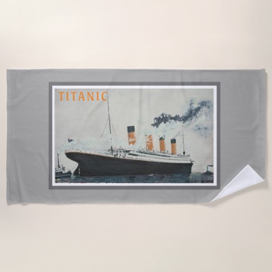 TITANIC Beach Towel Strandlaken (Voorkant)