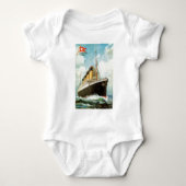 Titanic bij Zee Baby Romper (Voorkant)