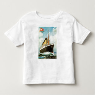 Titanic bij Zee peuter Ringer T Kinder Shirts