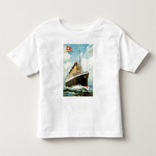 Titanic bij Zee peuter Ringer T Kinder Shirts (Voorkant)