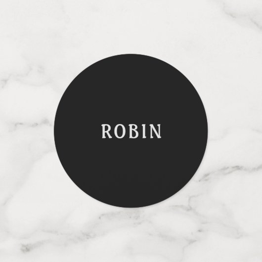 Titanic Birthday Black RMS White Star Line Ship Confetti (Kleine voorkant)