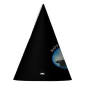 Titanic Birthday Black RMS White Star Line Ship Feesthoedjes (Links)