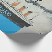 TITANIC Birthday Party Name Cadeaupapier (Hoek)