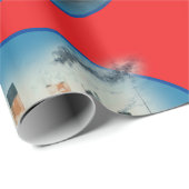 Titanic Birthday Red RMS White Star Line Ship Cadeaupapier (Rol Hoek)