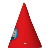 Titanic Birthday Red RMS White Star Line Ship  Feesthoedjes (Rechts)