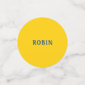 Titanic Birthday Yellow RMS White Star Line Ship Confetti (Kleine voorkant)