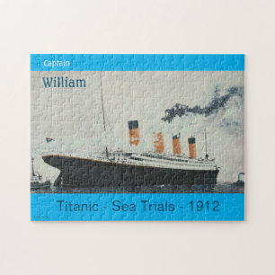 Titanic Blue  White Star Line Ship Legpuzzel