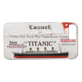 Titanic Boarding Pass Case-Mate iPhone Case (Achterkant (Horizontaal))