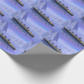 Titanic boat sinking - 3D rendering Cadeaupapier (Hoek)