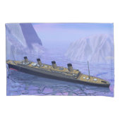 Titanic boat sinking - 3D rendering Kussensloop (Voorkant)