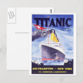 Titanic Briefkaart (Voorkant / Achterkant)